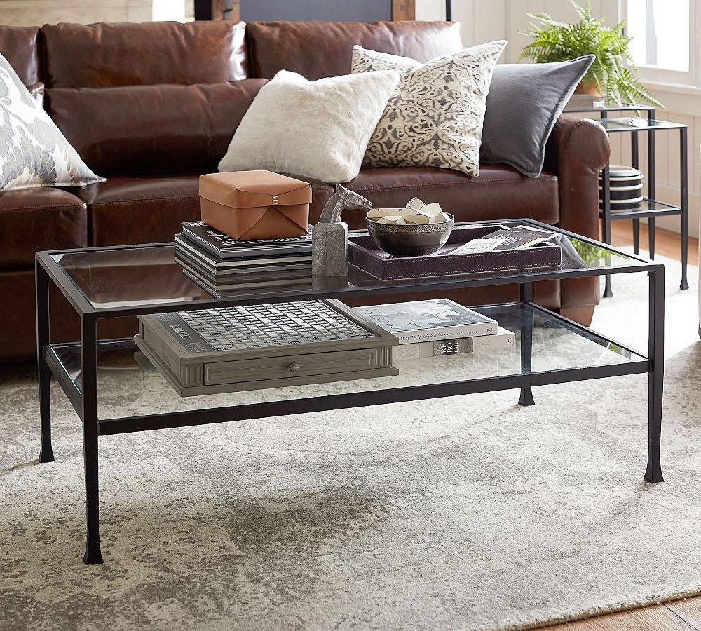 Tanner Rectangular Coffee Table (48") by Pottery Barn