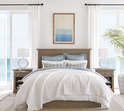 Open Box: Custom Belgian Flax Linen Blackout Curtain - Ivory