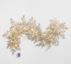 Faux Lit Shimmer Garland