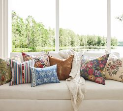 Felicity Floral Embroidered Pillow