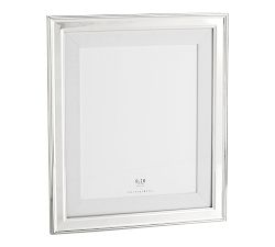 Personalized Silver-Plated Grosgrain Ribbon Mat Frames