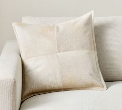 Pieced Hide Pillow