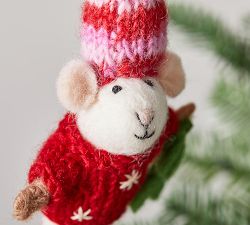 Felt Mice Ornaments