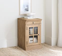 Livingston Glass Door Cabinet (17.5")