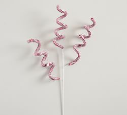 Swirly Candy Cane Picks