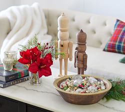 Faux Amaryllis Composed Arrangement - Red