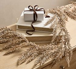 Lit Beads and Wheat Garland