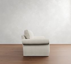 Pearce Roll Arm Slipcovered Sofa (72"&ndash;118")