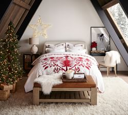 Antonio Leather Ottoman