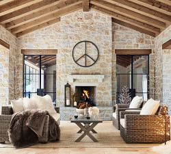 Bronze Iron Peace Sign