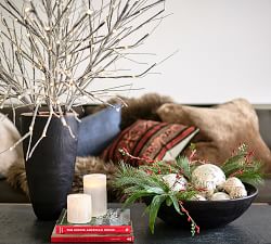 Lit Frosted Twig Bundle - Set of 3