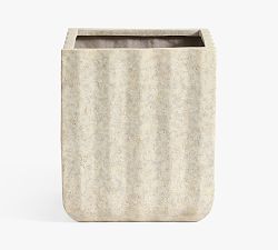 Modern Fluted Square Planters