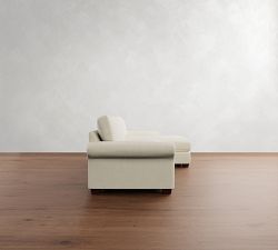 PB Comfort Modern Roll Arm Chaise Sleeper Sectional (112")