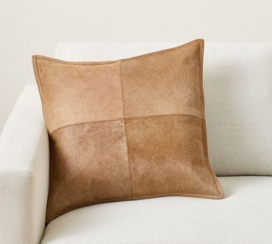 Pieced Hide Pillow