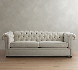Chesterfield Roll Arm Sofa (67"&ndash;98")