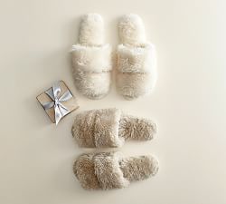 Faux Shearling Slippers