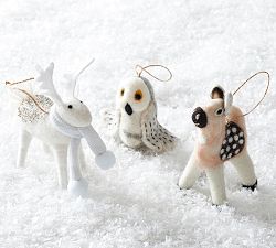 Felt Forest Animal Ornaments