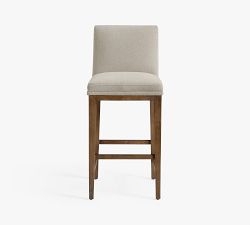 Jake Armless Upholstered Stool