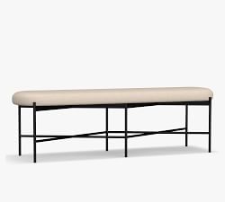 Maison Upholstered Backless Bench