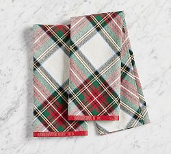 Stewart Plaid Hand Towels - Set of 2