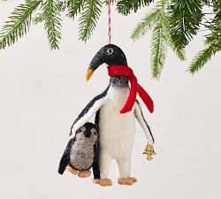 Open Box: Felt Penguin Friends Ornament