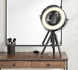 Photographer's iLED Ring Light Task Table Lamp (26"-31")