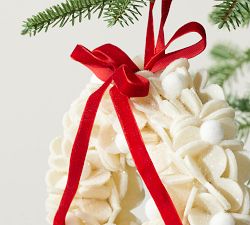 Felt Tree and Wreath Ornaments