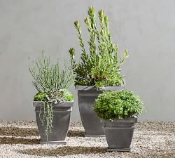 Greyson Zinc Outdoor Planters