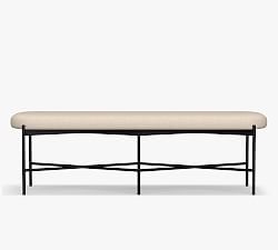 Maison Upholstered Backless Bench