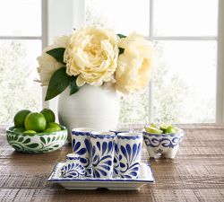 Puebla Porcelain Tequila Set