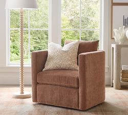 Ayden Barrel Arm Swivel Chair