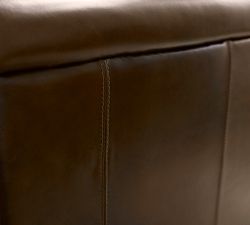 Irving Roll Arm Leather Swivel Glider Recliner