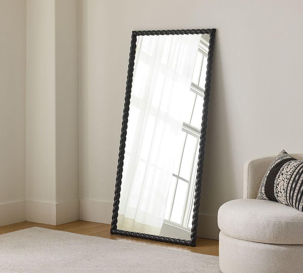 Newport Mirror Collection - 32"X66", Black