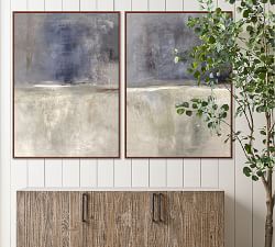 Denim Sky Framed Canvas