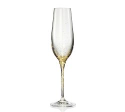 Handcrafted Speckled Gold Glassware