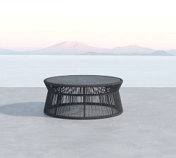 Milo Rope Round Outdoor Coffee Table (41")