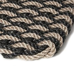 The Rope Co. Elemental Two-Tone Handwoven Doormat