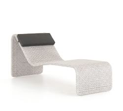 Tilly Woven Outdoor Chaise Lounge