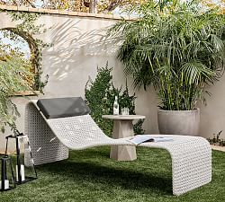 Tilly Woven Outdoor Chaise Lounge