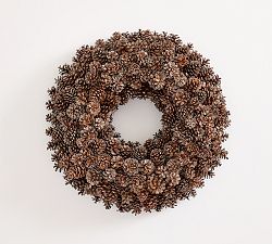 Glitter Pinecone Wreath