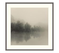 Lake Mist Framed Prints - 38" x 38"