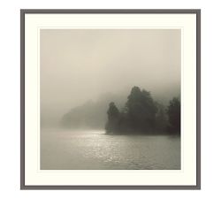 Lake Mist Framed Prints - 38" x 38"