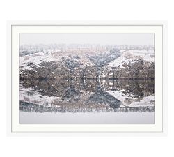 River Country Winter Framed Print