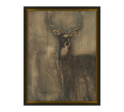 Stag Standing Framed Print