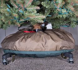 Upright Tree Storage Bag with Rolling Tree Stand