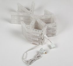 Warm White LED Folding Snowflake