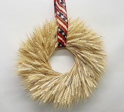 Waves of Grain Wheat Wreath