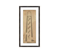 Anatomy Of A Lighthouse Framed Print