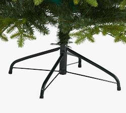 Lit Belgium Fir Artificial Christmas Tree