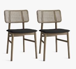 Serling Leather Dining Chairs, Set of 2